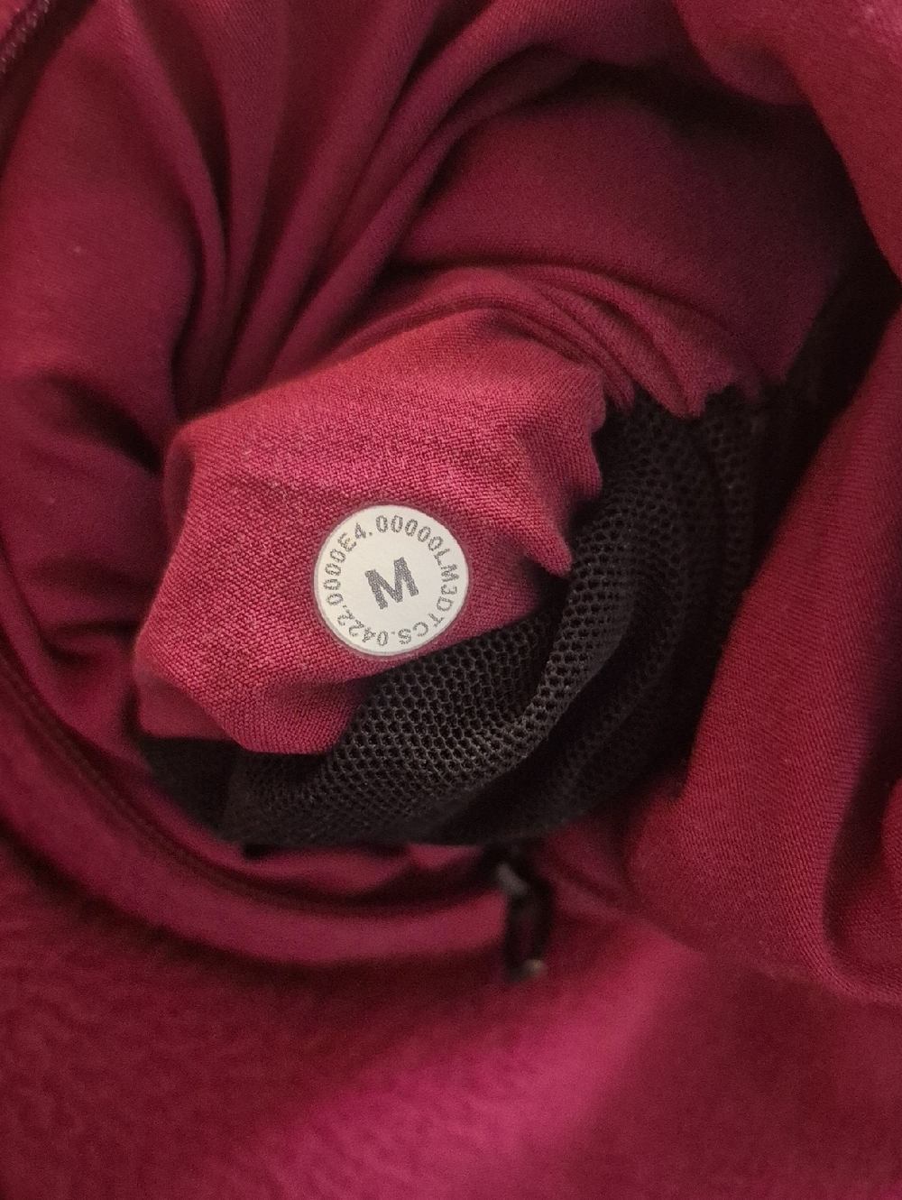 Lululemon Oversized-Fit Fleece Half Zip, Pomegranate size Medium - Picture 7 of 7